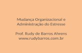 Mudança Organizacional e Administração do Estresse Prof. Rudy de Barros Ahrens .