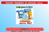 PROGRAMA PERMANENTE DE EDUCAÇÃO FISCAL .
