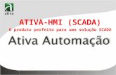 ATIVA-HMI (SCADA) V1.19 A Solução perfeita HMI SCADA ATIVA-HMI (SCADA) O produto perfeito para uma solução SCADA.