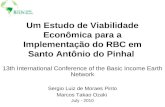 Um Estudo de Viabilidade Econômica para a Implementação do RBC em Santo Antônio do Pinhal 13th International Conference of the Basic Income Earth Network.