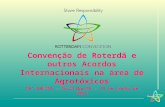 Convenção de Roterdã e outros Acordos Internacionais na área de Agrotóxicos 10º ENFISA – Curitiba/PR – 19 de junho de 2012.