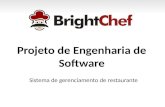 Projeto de Engenharia de Software Sistema de gerenciamento de restaurante.