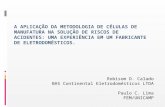 Robisom D. Calado BHS Continental Eletrodomésticos LTDA Paulo C. Lima FEM/UNICAMP.