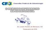 Dr. Lester Pontes de Menezes, CD Tesoureiro do CFO.