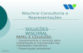 Wischral Consultoria e Representações PAPEL E CELULOSE:  Equipamentos e serviços para implantação e manutenção das instalações industriais.  Preservação.
