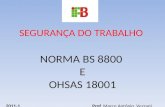 SEGURANÇA DO TRABALHO NORMA BS 8800 E OHSAS 18001 2011-1 Prof Marco Antônio Vezzani.