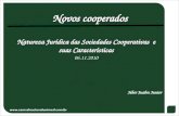 Novos cooperados Natureza Jurídica das Sociedades Cooperativas e suas Características 06.11.2010 Jéber Juabre Junior.