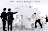 CSV – Corretor de Seguros Virtual Fábio Andrade – Setembro/2012.