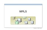MPLS Professor Mário Aquino. MPLS - MultiProtocol Label Switching Tecnologia de encaminhamento de pacotes baseada em rótulos (LABEL) padronizada pelo.