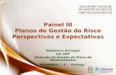 Painel III Planos de Gestão do Risco Perspectivas e Expectativas Madalena Arriegas UG-SNF Direcção de Gestão do Risco de Medicamentos INFARMED, I.P. –