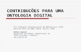 CONTRIBUCÕES PARA UMA ONTOLOGIA DIGITAL III Colóquio Internacional de Metafísica (CIM) 20-24 de abril de 2009, Natal, Brasil, UFRN Rafael Capurro Hochschule.