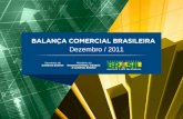 Dezembro / 2011. BALANÇA COMERCIAL BRASILEIRA Dezembro/2011 Destaques de Dezembro 2011  Dezembro: -Exportação: recorde para dez (US$ 22,1 bi, +10,6%);