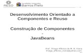 Desenvolvimento Orientado a Componentes e Reuso Construção de Componentes - JavaBeans Prof. Thiago Affonso de M. N. Viana thiago_affonso_viana@yahoo.com.br.