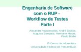 Engenharia de Software com o RUP - Workflow de Testes Parte I Alexandre Vasconcelos, André Santos, Augusto Sampaio, Hermano Moura, Paulo Borba © Centro.