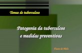 Patogenia da tuberculose e medidas preventivas Patogenia da tuberculose e medidas preventivas Fiuza de Melo Temas de tuberculose.