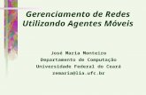 Gerenciamento de Redes Utilizando Agentes Móveis José Maria Monteiro Departamento de Computação Universidade Federal do Ceará zemaria@lia.ufc.br.