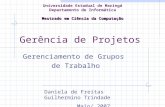 Gerência de Projetos Gerenciamento de Grupos de Trabalho Daniela de Freitas Guilhermino Trindade Maio/ 2007 Mestrado em Ciência da Computação Universidade.