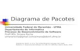 Diagrama de Pacotes Universidade Federal do Maranhão - UFMA Departamento de Informática Processo de Desenvolvimento de Software Profª.MSc Simara Rocha.