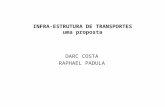 INFRA-ESTRUTURA DE TRANSPORTES uma proposta DARC COSTA RAPHAEL PADULA.