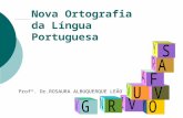 Profª. Rosaura Albuquerque Leão Dr. em Linguística Nova Ortografia da Língua Portuguesa Profª. Dr.ROSAURA ALBUQUERQUE LEÃO.