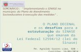 Pe. Agnaldo Soares Lima, SDB – Curitiba, 16/06/2014 SEMINÁRIO: "Implementando o SINASE no município: do Plano de Atendimento Socioeducativo à execução.