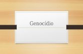 Genocídio. O que é? O termo "genocídio" apareceu em 1944, foi criado como um conceito específico para designar crimes que têm como objetivo a eliminação.
