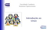 Faculdade Cambury Sistemas Operacionais Introdução ao Linux.