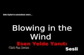 Blowing in the Wind Esen Yelde Yanıtı Bob Dylan’ın unutulmaz eseri… Sesli.