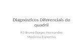 Diagnósticos Diferenciais do quadril R3 Bruno Borges Hernandes Medicina Esportiva.