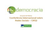 Proposta de Palestra Conferência Internacional sobre Redes Sociais – CIRS2.