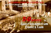 ARQUIDIOCESE DE APARECIDA Formação Litúrgica para coordenadores da área da Comissão de liturgia 50 anos da Sacrosanctum Concilum.