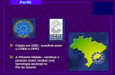 Criado em 1962 : convênio entre o CNEN e UFRJ A Primeira Missão - construir o primeiro reator nuclear com tecnologia nacional no Rio de Janeiro Perfil.