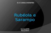 Rubéola e Sarampo Camapuã/MS Março/2013. Rubéola.