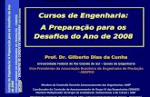 Cursos de Engenharia: A Preparação para os Desafios do Ano de 2008 FÓRUM MINEIRO DE ENGENHARIA DE PRODUÇÃO - FMEPRO ENCEPRO - ENCONTRO DE CURSOS DE ENGENHARIA.