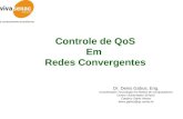 Controle de QoS Em Redes Convergentes Dr. Denis Gabos, Eng. Coordenador Tecnologia em Redes de Computadores Centro Universitário SENAC Campus Santo Amaro.