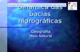 Dinâmica das bacias hidrográficas Geografia Meio Natural Geografia.