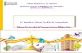 14ª Reunião da Câmara Temática de Transparência Balanço Geral: Ações de Transparência nas Cidades-Sede Retornar CONTROLADORIA-GERAL DO MUNICÍPIO SECRETARIA.