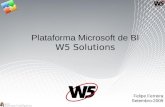 Plataforma Microsoft de BI W5 Solutions Felipe Ferreira Setembro-2009.