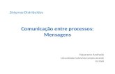 Comunicação entre processos: Mensagens Nazareno Andrade Universidade Federal de Campina Grande 02/2008 Sistemas Distribuídos.