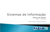 Banco de Dados 4P/SI – 2010/02 Prof. Carlos Alberto Seixas.