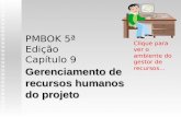 1 PMBOK 5ª Edição Capítulo 9 Gerenciamento de recursos humanos do projeto Clique para ver o ambiente do gestor de recursos...