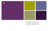 + LOGÍSTICA DE DISTRIBUIÇÃO 19U082. + Responsabilidades da Logística de Distribuição Os 3 objetivos básicos da logística de distribuição são que o pedido.