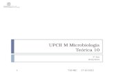 UPCII M Microbiologia Teórica 10 2º Ano 2012/2013 17-10-2012T10-MJC1.