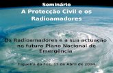 Seminário A Protecção Civil e os Radioamadores Os Radioamadores e a sua actuação no futuro Plano Nacional de Emergência Figueira da Foz, 17 de Abril de.