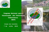 Programa Nacional para a Valorização dos Territórios Comunitários PNVTC Viana do Castelo 7 de Julho 2010 Versão preliminar para discussão pública.