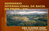 ANA CLÁUDIA GRAF Foz do Iguaçu, 23 a 25/2/2005 SEMINÁRIO INTERNACIONAL DA BACIA DO PRATA - CIC ZIG KOCHZIG KOCH.