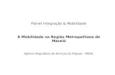 Painel Integração & Mobilidade A Mobilidade na Região Metropolitana de Maceió Agência Reguladora de Serviços de Alagoas - ARSAL.