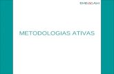 METODOLOGIAS ATIVAS. METODOLOGIA ATIVA de ensino- aprendizagem está baseada na forma de desenvolver o processo de aprender utilizando experiências reais.