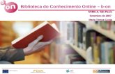 Biblioteca do Conhecimento Online – b-on SCBIILA, São Paulo Setembro de 2007 Maria Teresa Costa.
