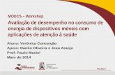 Aluno: Verônica Conceição Apoio: Danilo Oliveira e Jean Araújo Prof: Paulo Maciel Maio de 2014 MODCS – Workshop Avaliação de desempenho no consumo de energia.
